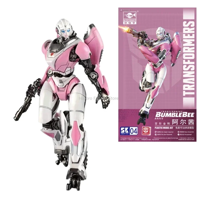 재고 있음 범블비 영화 Arcee 플라스틱 모델 키트 조립 입상 시리즈 액션 컬렉션 장난감 선물