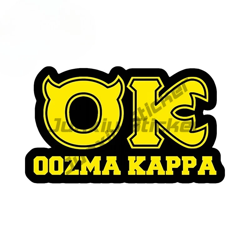 

Kappa Creative Cartoon Text Car Stickers Fashion Cartoon Graffiti Decal Funny Caravan ATV Accesorios Para Auto