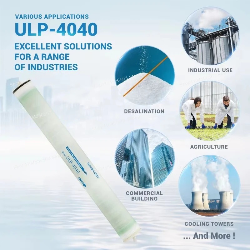 China Manufacture Spiral Wound 4inch ULP-4040 ULP31-4040 Industrial RO Membrane for Spotless Water System