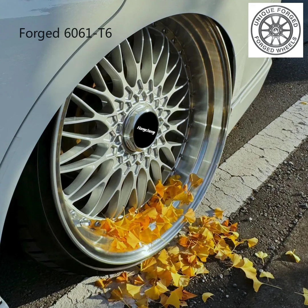 

New model of 26 2 Pieces Forged Rims Gold Rim Forged Car Wheel 5x100 5x112 5x114.3 5x115 5x130 5x120 22 24 16 17 18 Inch Deep L