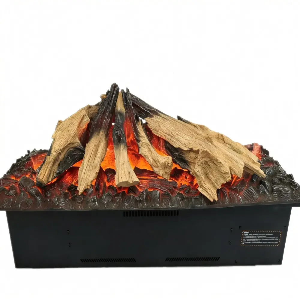 

OEM Handmade Polyresin Fire Log Insert Artificial Electric Fireplace