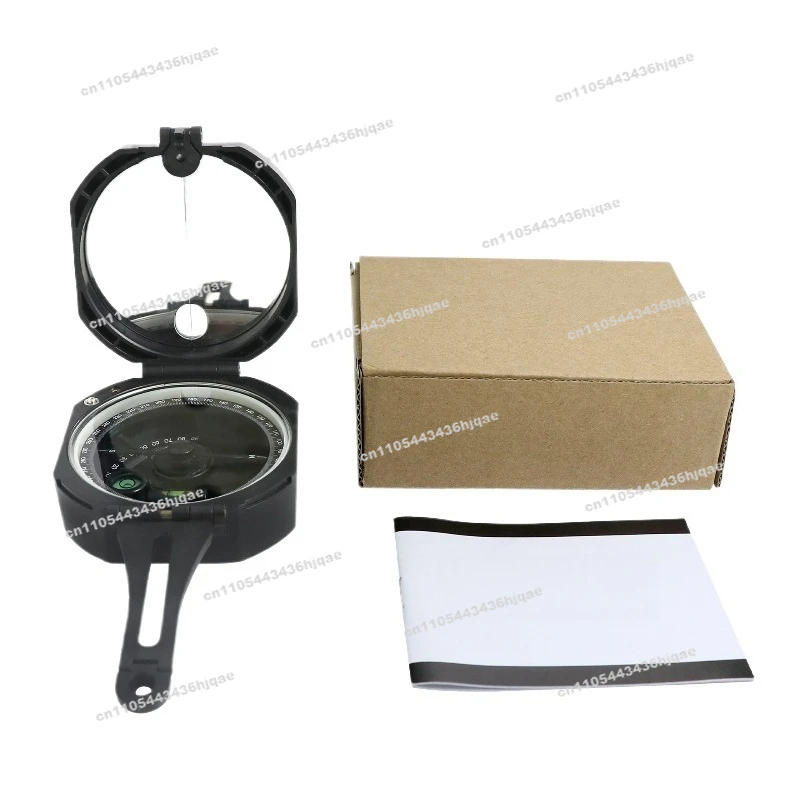 2PCS Black High-precision Multifunctional Geological Compass Strong Magnetic Luminous Outdoor Geological Exploration Compass