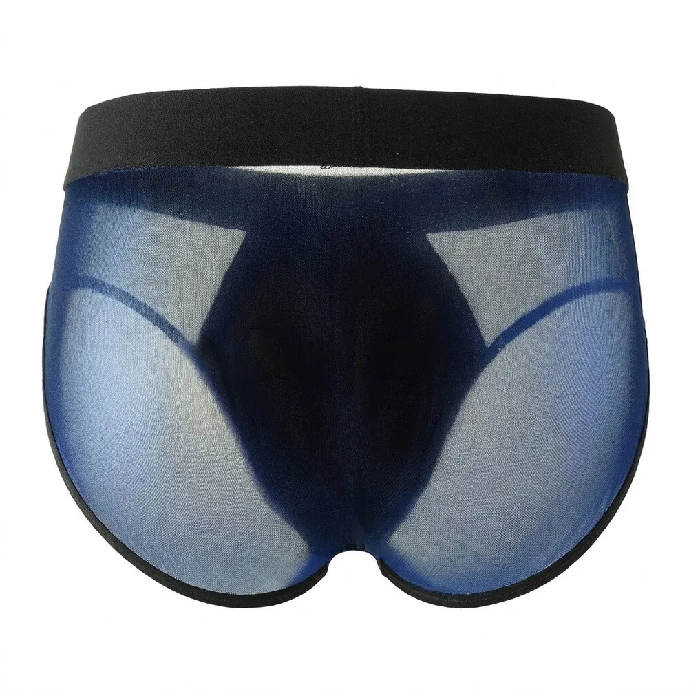 Men Breathable Briefs Bulge Pouch Contrast Color Underwear Comfortable  Feel Underpants Daily Wear Male Lingerie