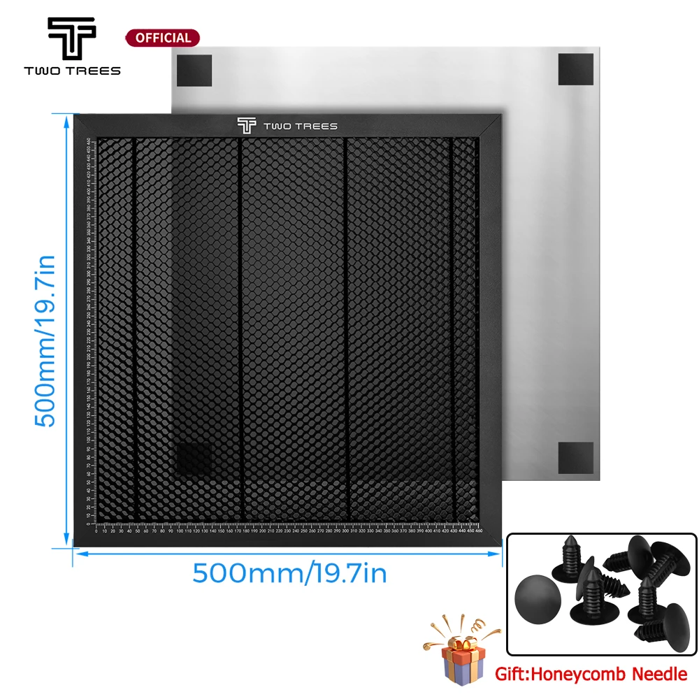 Twotrees Laser Enquipment Parts Honeycomb Working Table For CO2 Cutting Machine/Laser Engraver TTS TS2-10W 80W 500x500x22mm