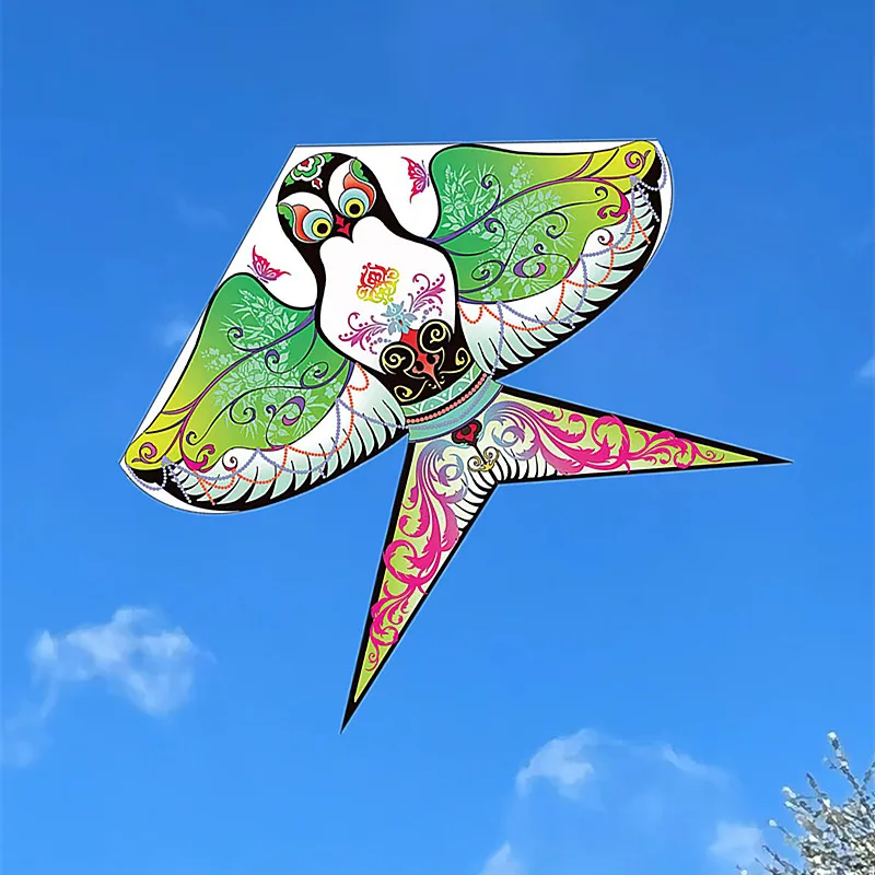 free shipping sand swallow kite ultra large kite outdoor toys wind kite children peonzas con cuerda linha de pipa papalote koi