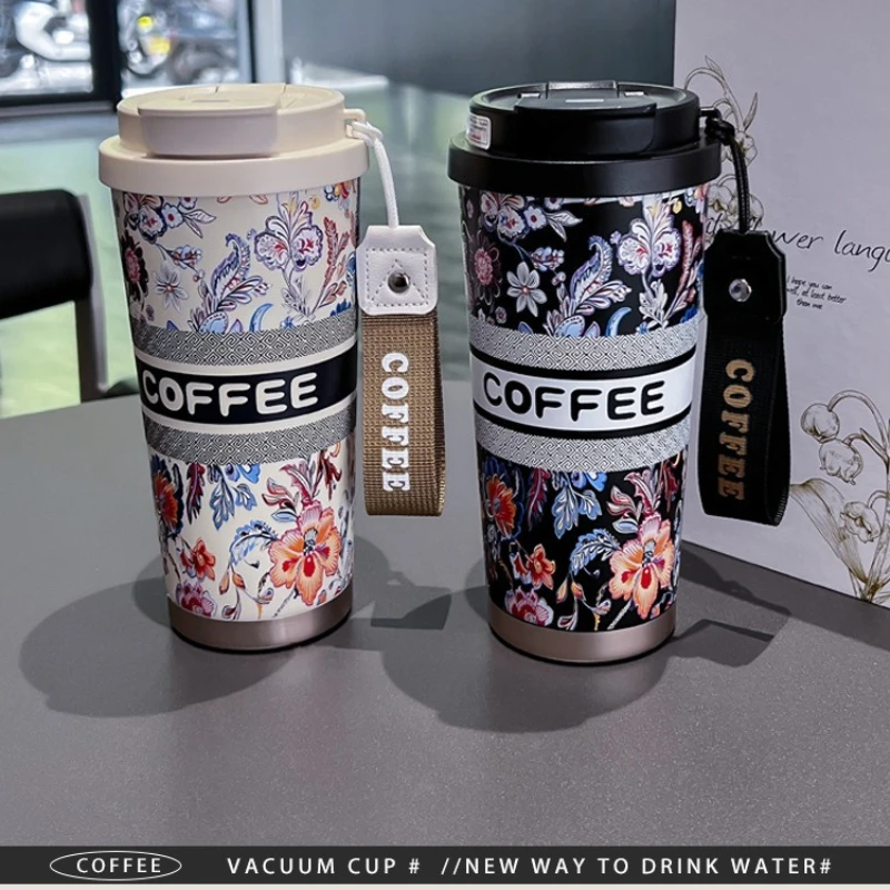 

500ml Thermal Mug Coffee Cup 316 Stainless Steel Vacuum Flask Thermos Water Bottle Cold and Hot Leak-proof Thermos Mug Coffee