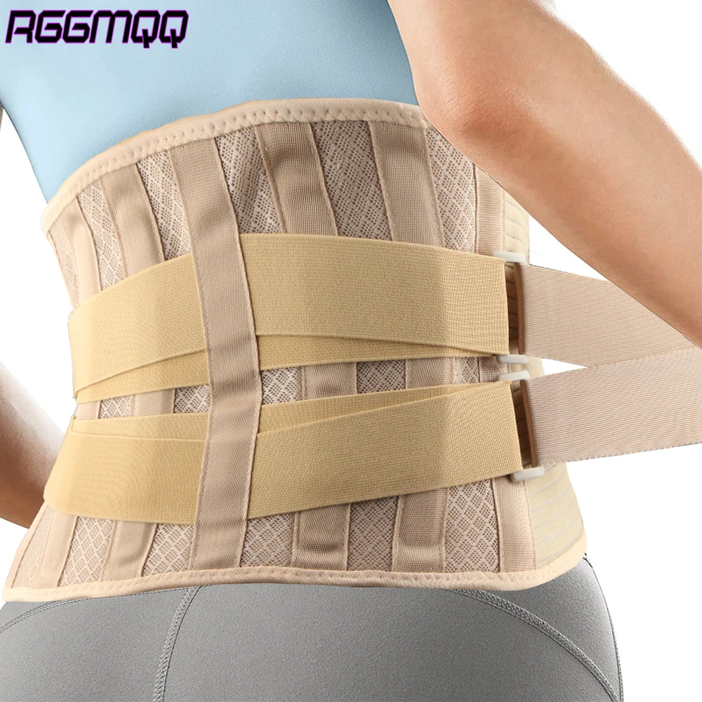 Back Support Belt for Lower Back Pain – Adjustable Lumbar Brace for Sciatica,Herniated Disc & Scoliosis – Breathable Men & Women