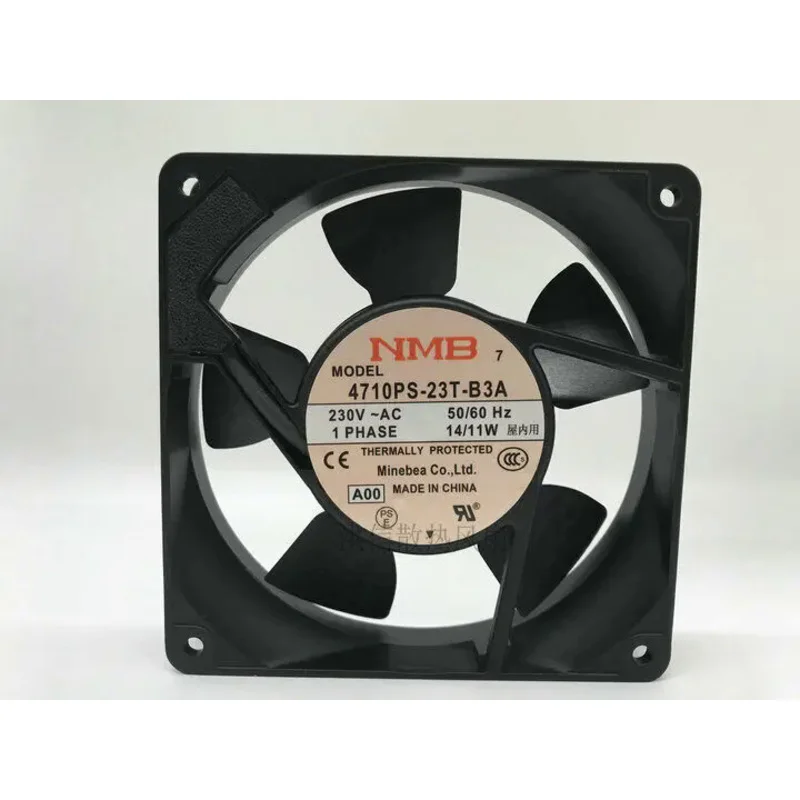 

1 PCS NMB-MAT Fan 4710PS-23T-B3A AC 230V 14/11W 12025 12CM Aluminum frame