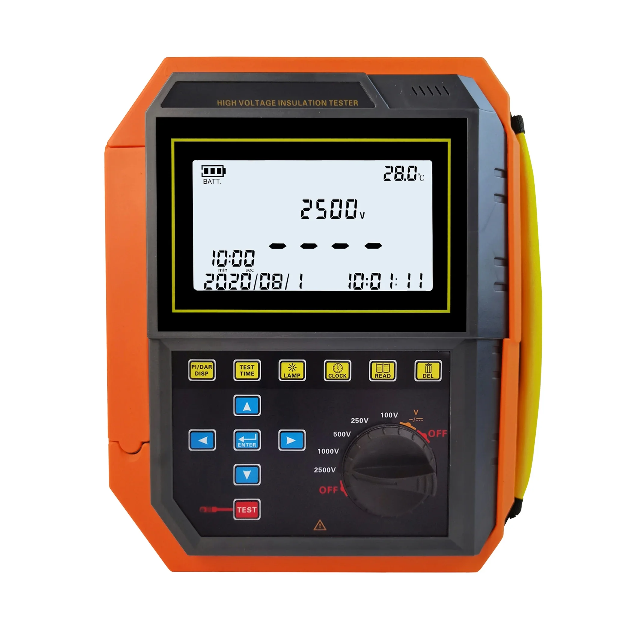 Intelligent High Voltage Cable Insulation Resistance Test 2500KV Insulation Resistance Tester