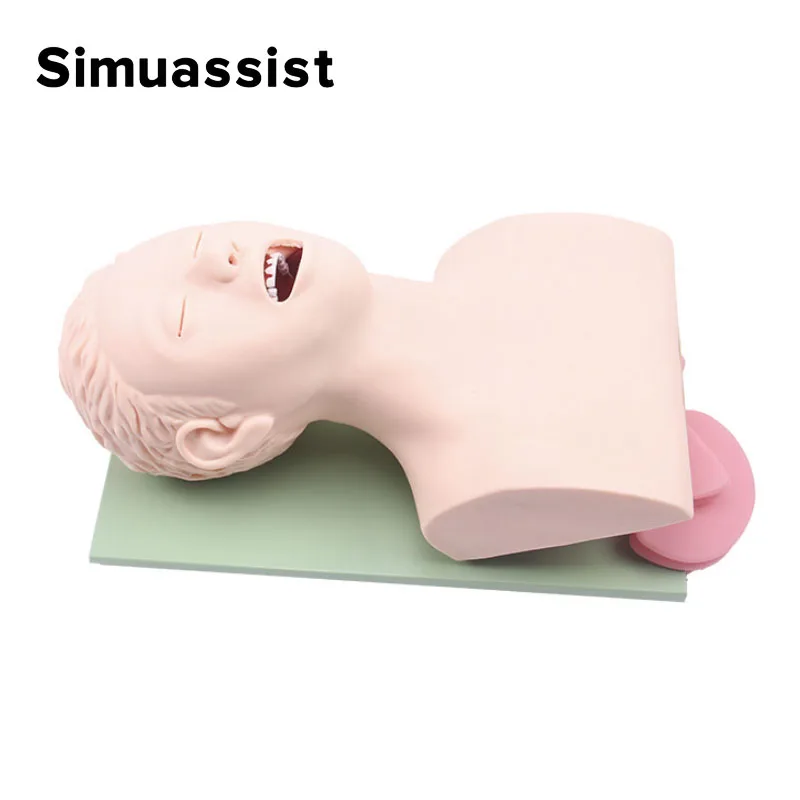 Electronic Adult Tracheal Intubation Model Oral Nasopharyngeal Human Airway Emergency Medical Nursing Training Mannequin