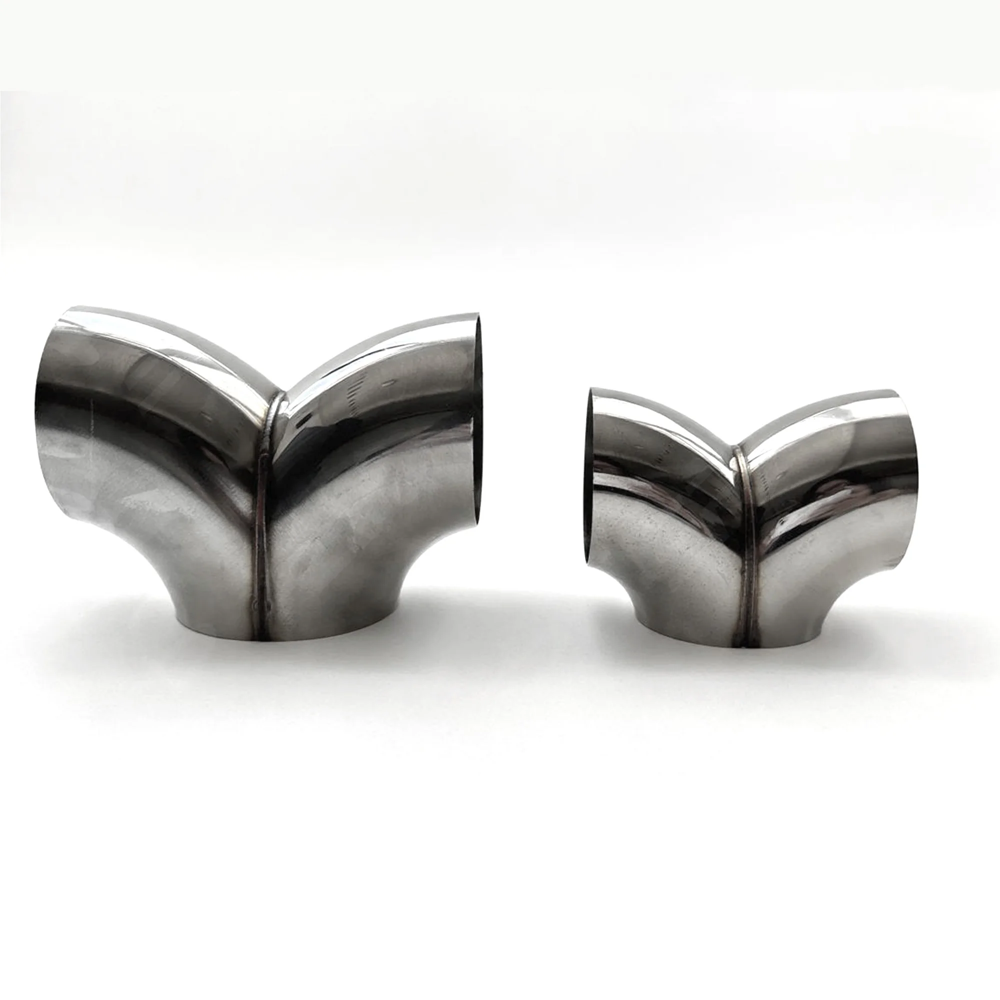 1 шт. автомобильные аксессуары ER 63 мм 76 мм наружный диаметр трубы для стыковой сварки Y-образный колено 3-ходовой соединительная трубка из нержавеющей стали SUS 304