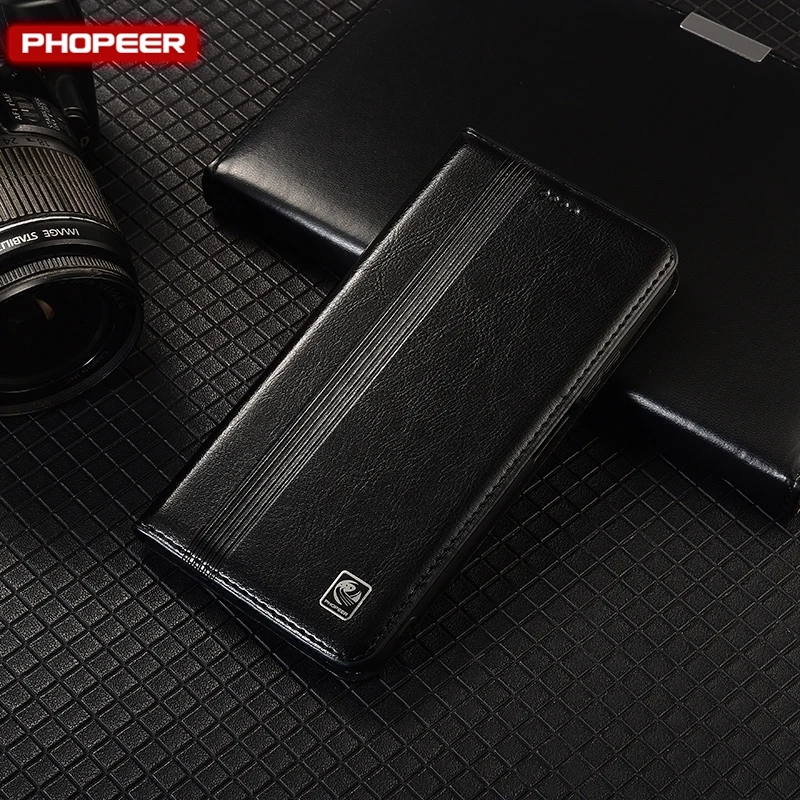 

Роскошный чехол из натуральной кожи для Sony Xperia 1 5 10 II III IV V VI VII XA2 XA3 Plus Ultra Flip Skin с магнитным чехлом-бумажком для телефона