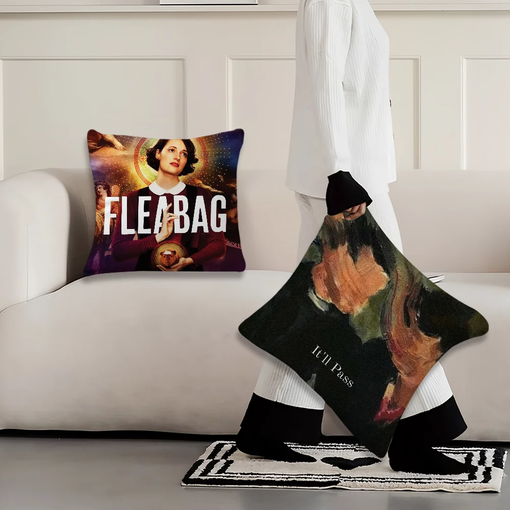 TV movie Fleabag Pillow Cover Printing Decoration Room Home Sofa living Office Coffee Shop Car Nordic Simplicity Cover