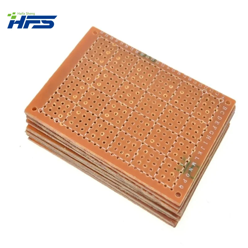 10Pcs 5*7 PCB 5x7 PCB 5cm 7cm DIY Prototype Paper PCB Universal Board yellow