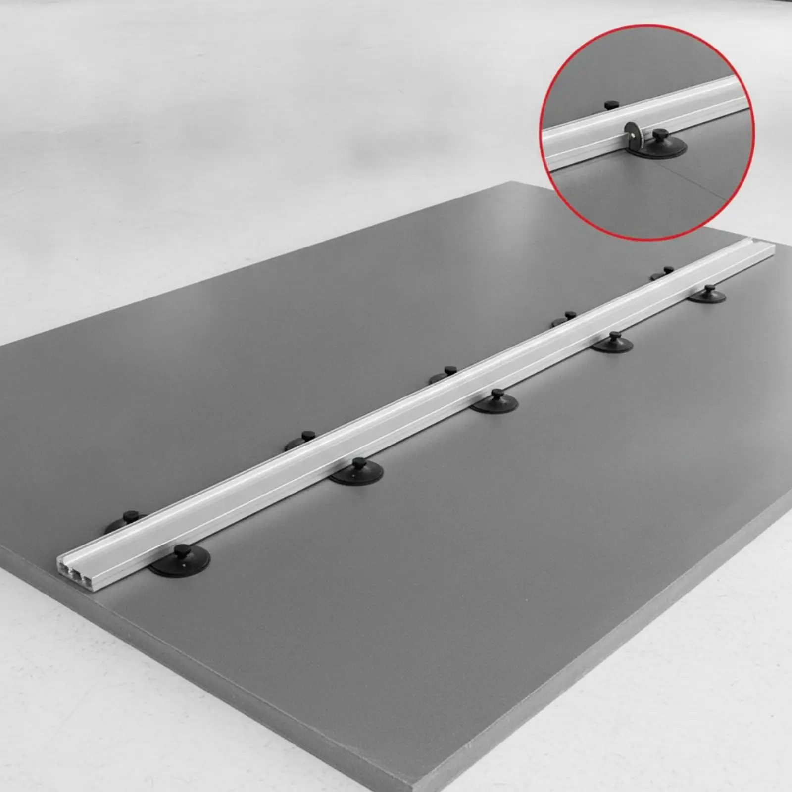 Tile Cutting Guide Rail Metal Cutter Rail with Suction Cup Straight Tile Cutter Tilers, Home Hobbyists, Home Renovation,