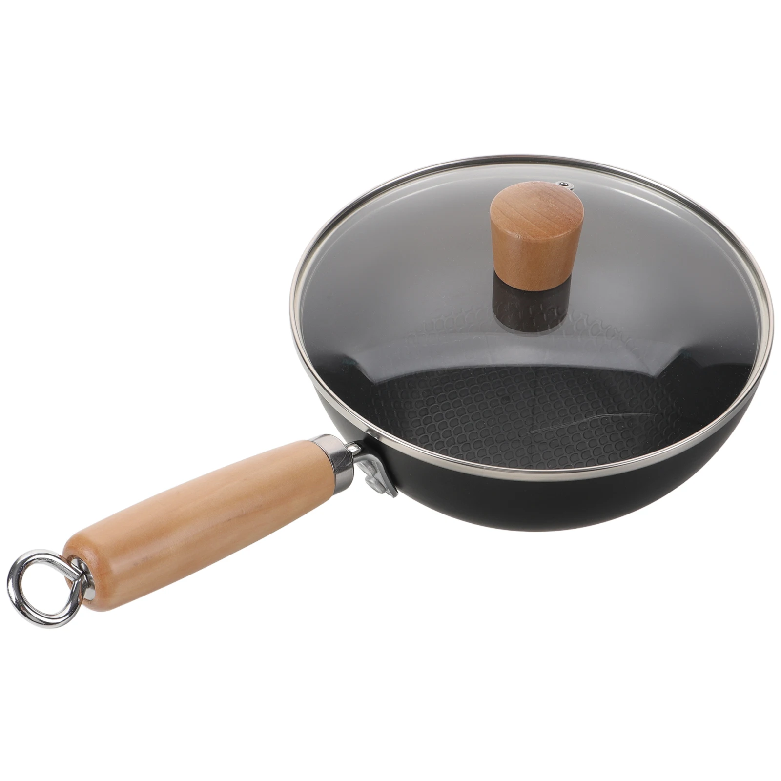 

Small Wok Pan Iron Cooking Pot Kitchenware For Home Restaurant Gas Stove Fryer Bbq Steaks Vegetables Smooth