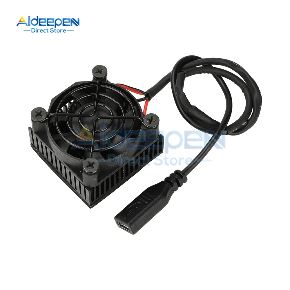 عالية الكفاءة تيار مستمر 5 فولت 2A مجموعة تبريد الهاتف TEC1-7103 رقاقة التبريد مع 5500 دورة في الدقيقة مروحة هادئة مايكرو USB/USB/نوع C واجهة #4