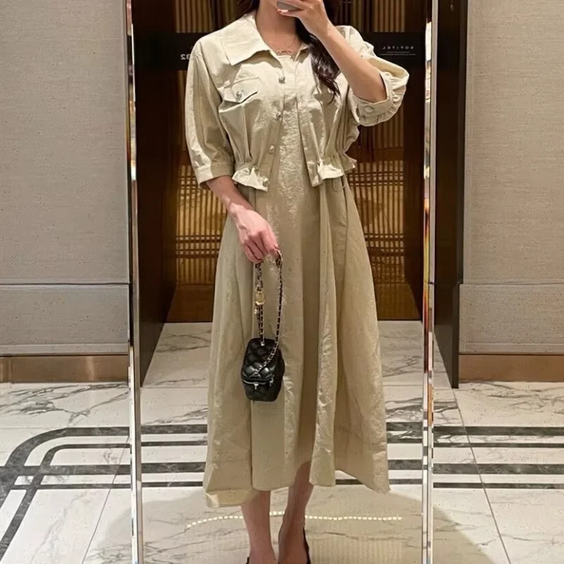 REALEFT Spring Summer 2 Pieces Women's Outfit Sets Half Sleeve Single Breated Short Outwear and Tank Dress Suits Female 2025 New