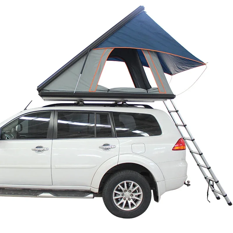 

Sunday Campers Ready To Ship Hard Shell Aluminum Car Roof Top Tent In Stock Outdoor Camping Tent