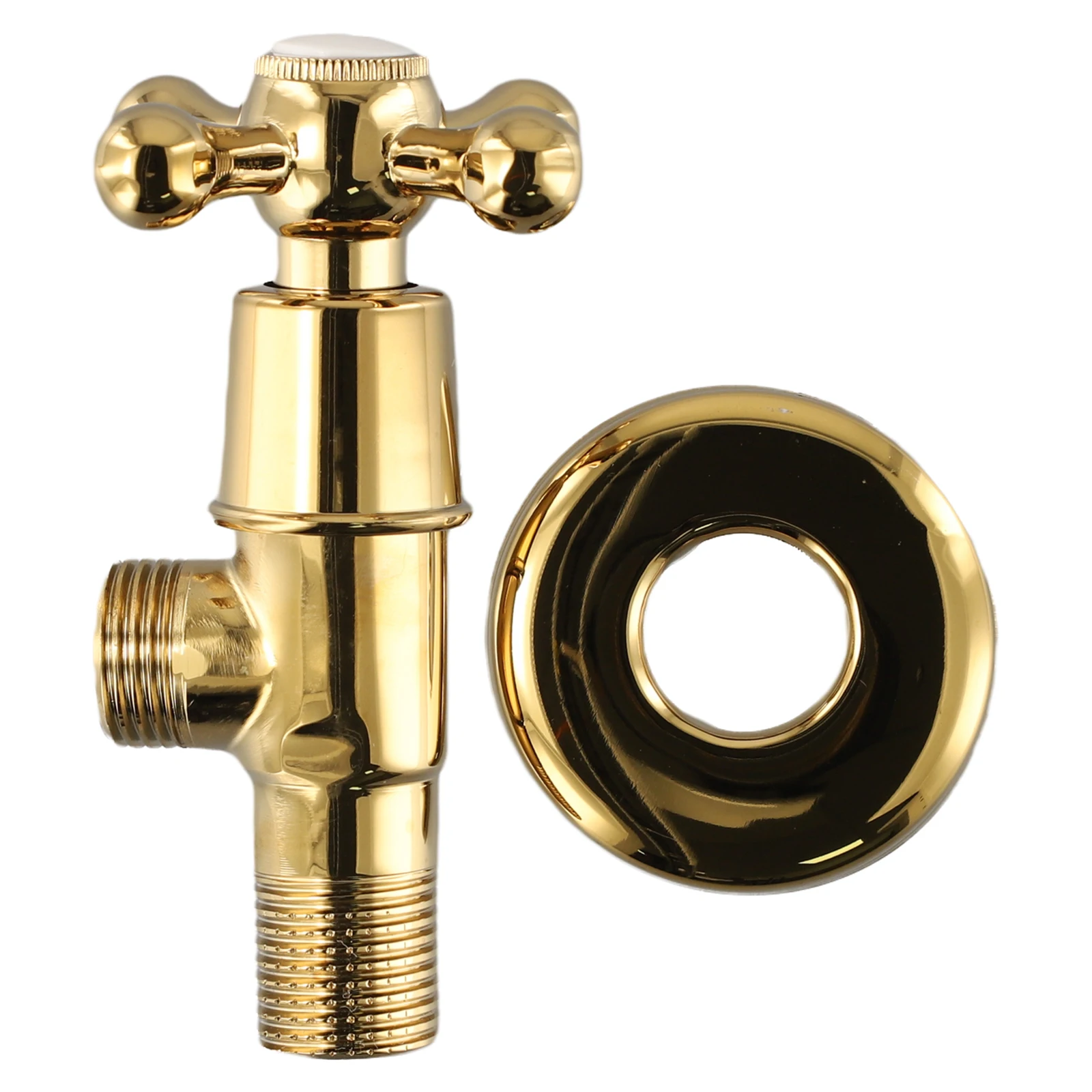 

Home Plumbing Brass Angle Valve for Toilet Water Control with Rust Resistant and Oxidation Resistant Construction