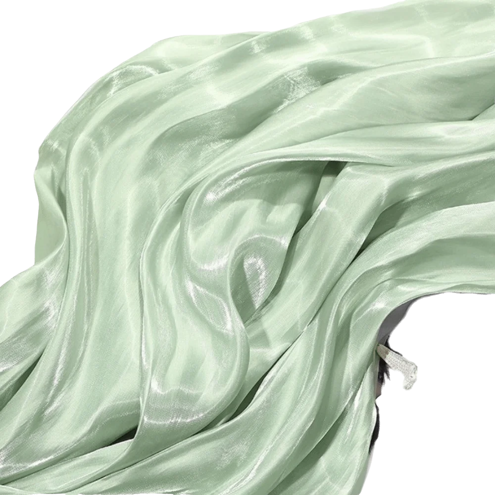 Reflective Surface Liquid Satin Fabric Soft Texture Water Gloss Texture Shiny Satin Fabric Lightweight Material