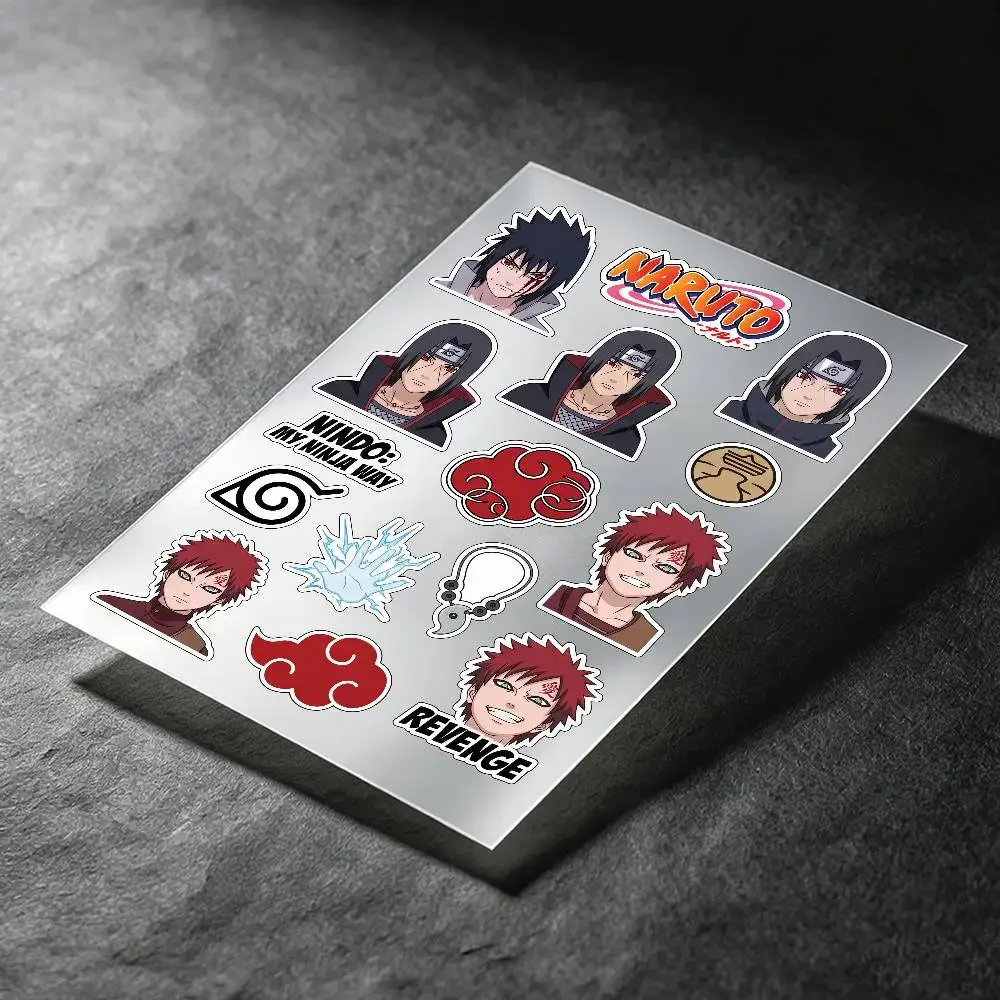 Naruto Anime Uchiha Itachi Stickers Moto Sticker Auto Body Bumper Windows Motorcycle Laptop Vinyl Decal Car Tuning Accessories