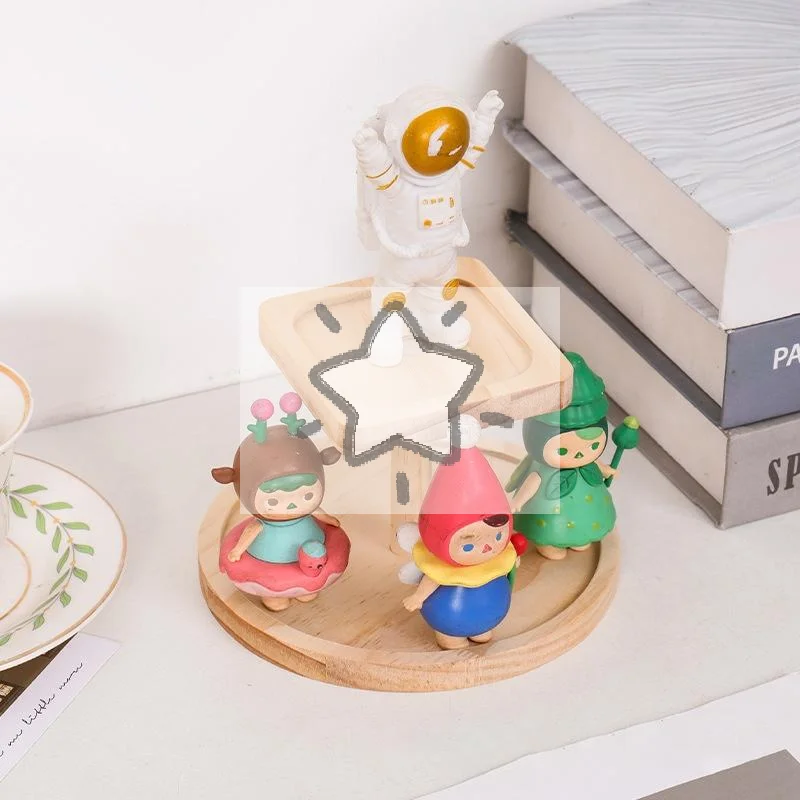 

Деревянная многоярусная подставка-органайзер на 3 уровня для хранения украшений, кофе, парфюмерии, фигурок, настольная полка для дома