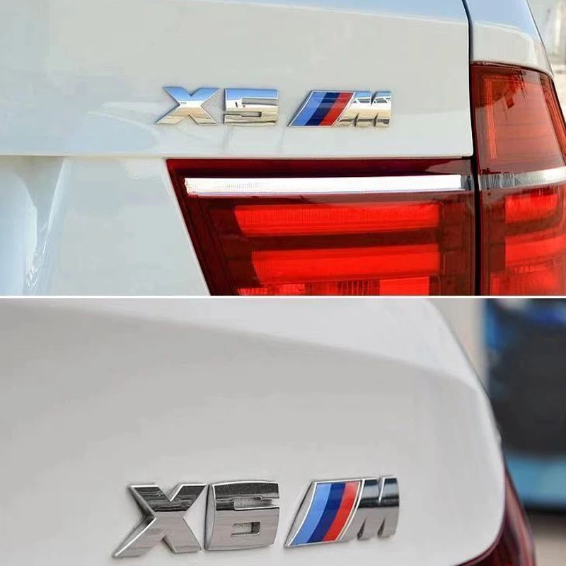 For BMW 1 2 3 4 5 6 7 Series X1 X3 X4 X5 X6 X7 87 F20 E36 E46 E90 E39 F10 F16 Car Body Decoration Metal Sticker Accessories