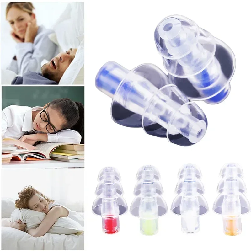 High Fidelity Silicone Earplugs for Concerts Musicians Motorcycles Noise Sensitivity Conditions Noise Cancelling Sleep Ear Plugs