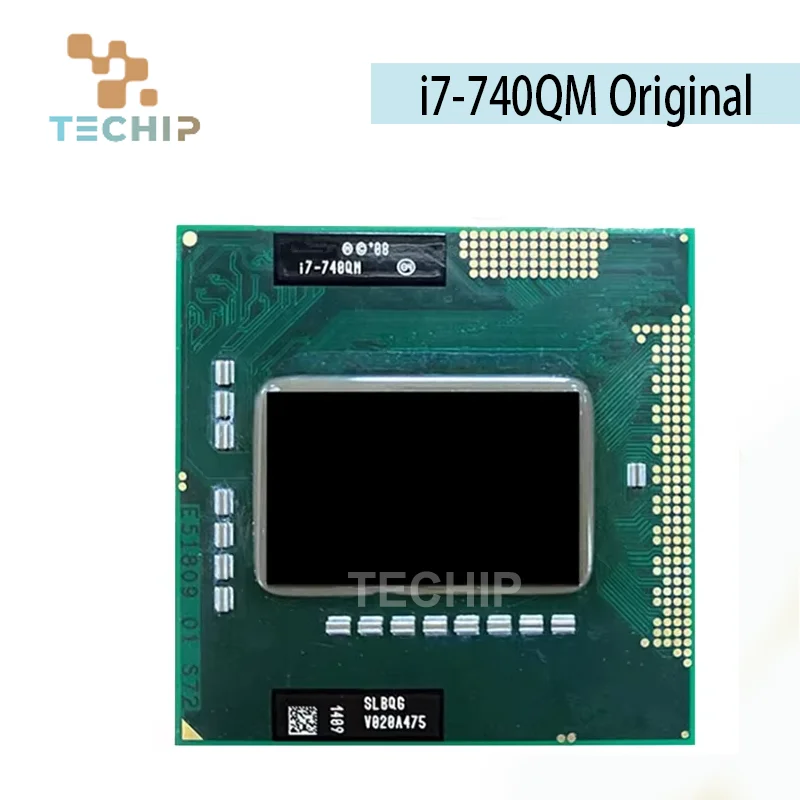 Core i7-740QM i7 740QM SLBQG 1.7 GHz Quad-Core Eight-Thread CPU Processor 6W 45W Socket G1 / rPGA988A