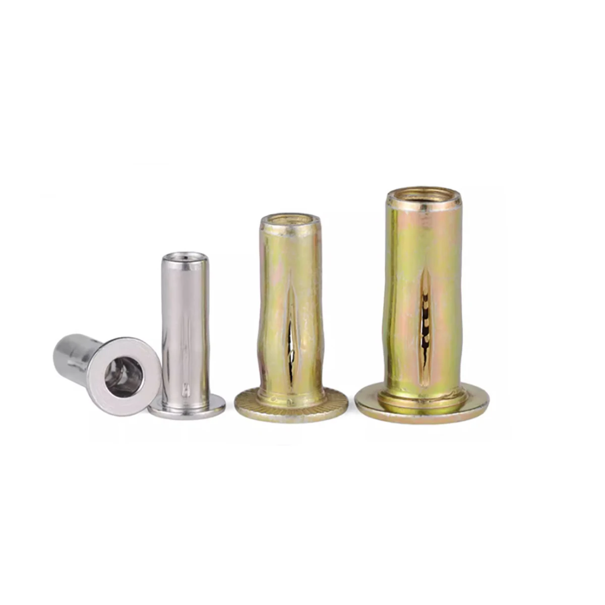 Lantern Rivet Nut / 304 Stainless Steel Galvanized Auto Parts Slotted Expansion Rivet Nut M5M6M8