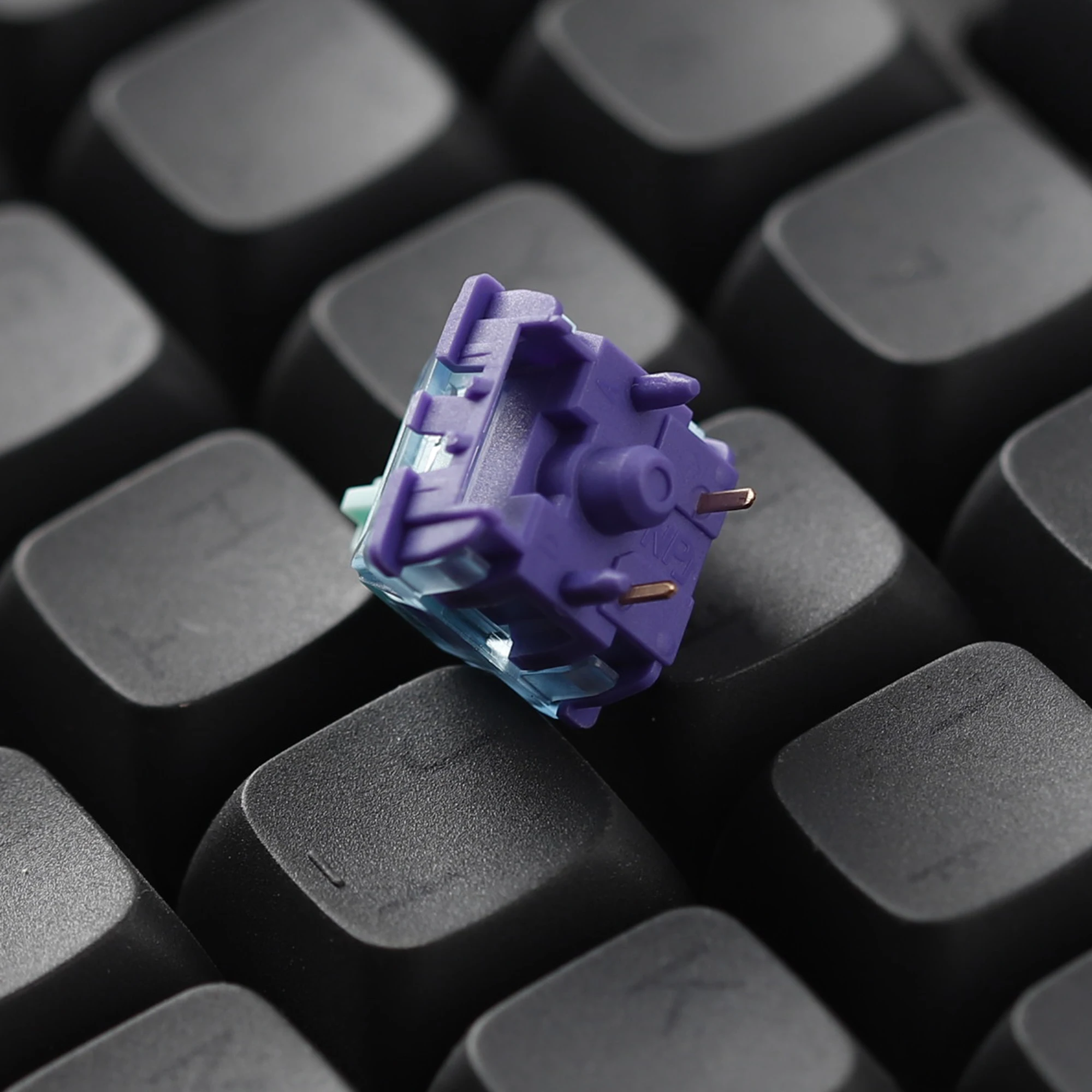 Gateron 5 pinos V4 Gopolar Azure Dragon Interruptores táteis personalizados Aqua Switches para teclado mecânico Mx