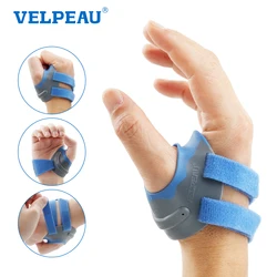 VELPEAU Thumb Brace for CMC Joint Pain, Osteoarthritis, Arthritis and Tendonitis Thumb Support Stabilizer with Elastic Sleeve