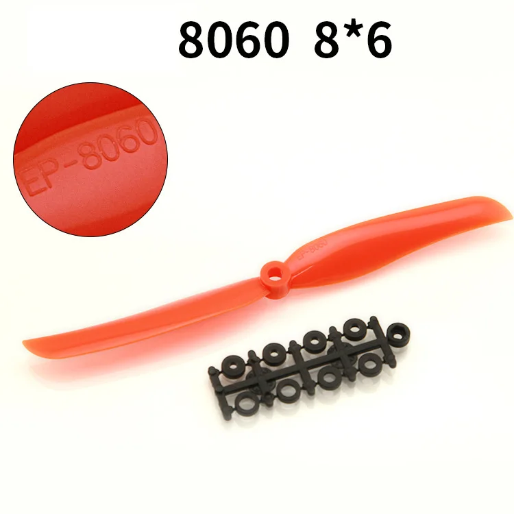 10 PCSDirect Drive Plastic Propellers 5030 6035 7035 8040 8060 9050 1060 1160 for RC Models Airplane with 6mm Diameter Washers