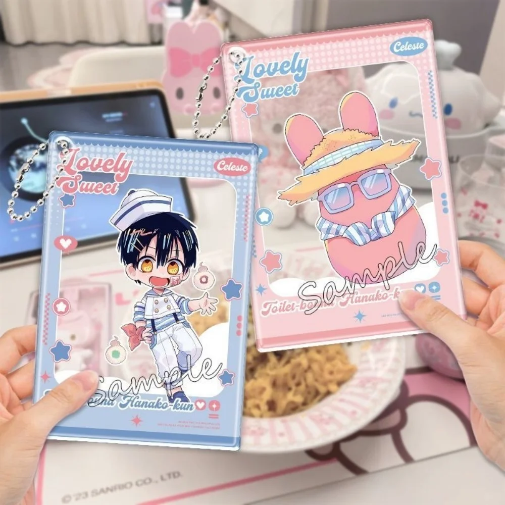 Anime Toilet-Bound Hanako-kun Acrylic Cards Set Clear Plastic Character Board Hanako Kun Cute Cartoon Table Fans Gifts Keychain