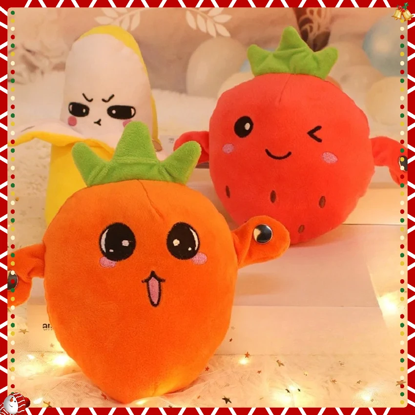 

Fruit Banana Creative Peculiar Music Induction Toy Rhythm Parent-child Interactive Plush Doll Cultivate Music Perception Ability