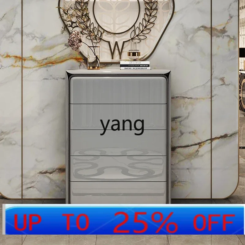 

LMM minimalist chest modern light luxury chest bedroom bedside storage cabinet living room storage decoration