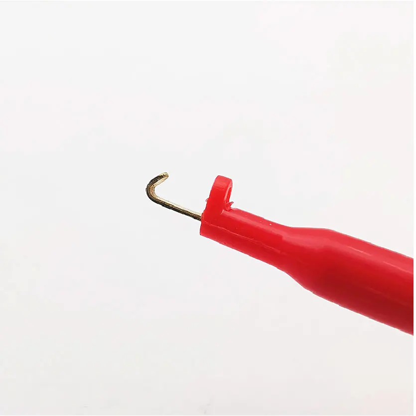SMD Test Hooks Mini Micro Grabber Clips Multimeter Probes Gold-Plated Copper Tips IC PCB SMT Welding