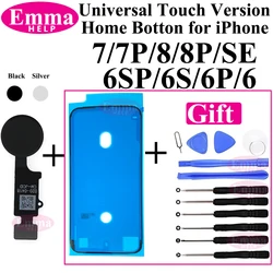 Emmahelp 1pcs touch version home button flex für iphone 7 8 plus se2020 6s 6 universelles reparatur werkzeug für rückkehr funktion