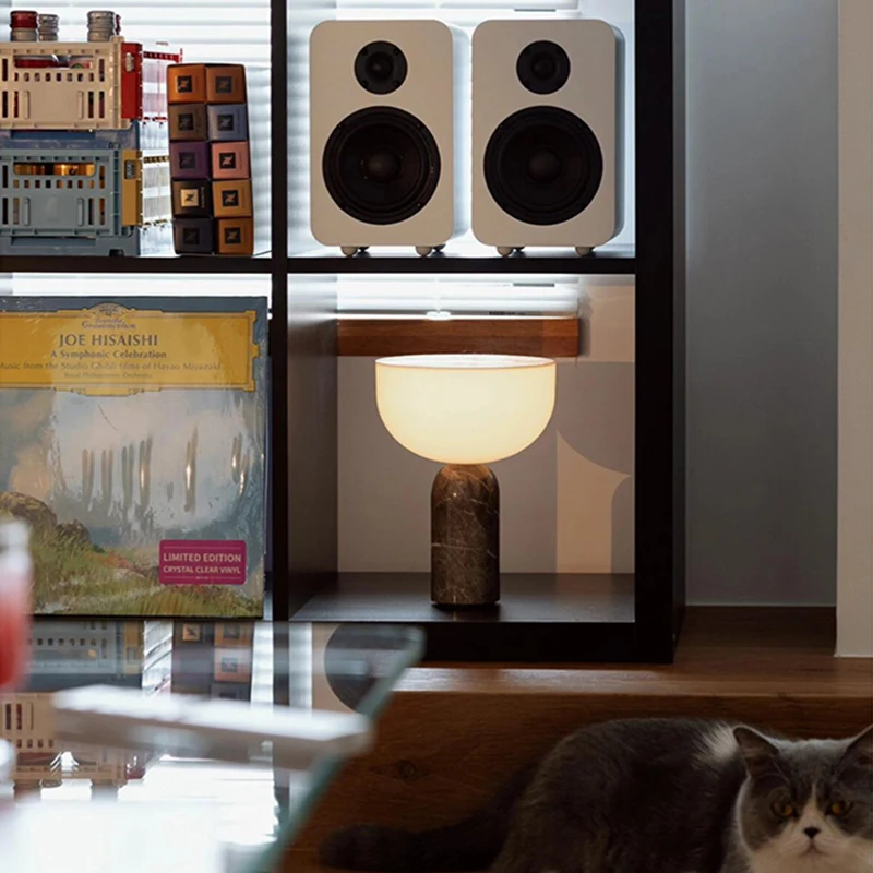 الدنماركية الرخام السرير الجدول مصباح لغرفة النوم الفطر اللمس مصباح مكتب القراءة ضوء مصمم الراقية Luxuriou جو مصباح