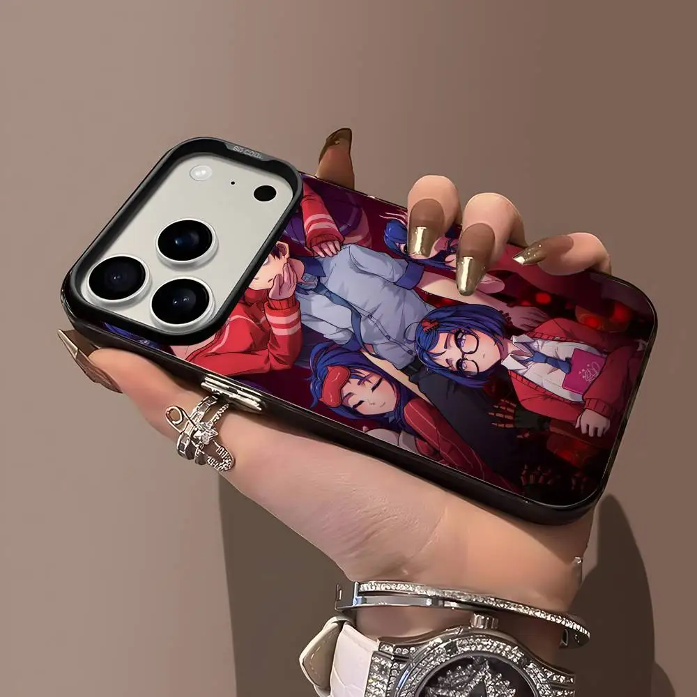 Casing HP Video Game M-MiSide Mita untuk iPhone 12 13 14 15 16 17Pro Max Plus Pelindung Berlapis