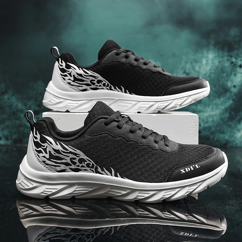 

YRZL Men's Sneakers Men's Casual Shoes Ultra Lightweight Breathable Running Anti Slip Comfort Walking Shoes for Men Gym Workout