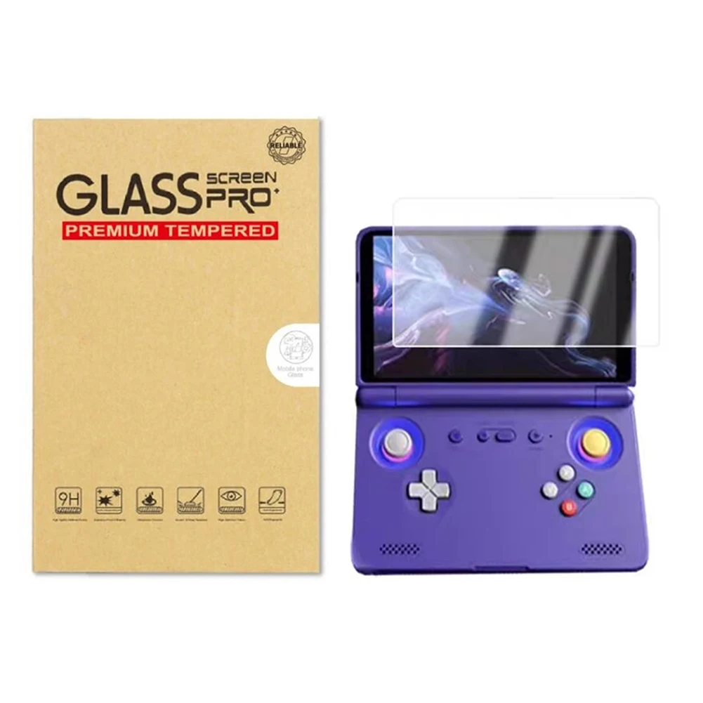 2PCS Transparent HD Clear Screen Protector for Retroid Pocket Flip 2 Handheld Console Soft Screen Protective Film Anti-Scratch