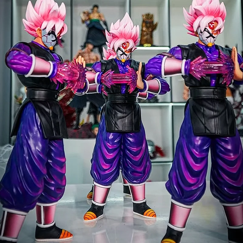لعبة دراغون بول 31 سنتيمتر سوبر سايان روز جوكو عمل أرقام تحصيل أنيمي لعبة مجسمة تمثال PVC مع تأثير سطح المكتب ديكور الصبي هدية #3