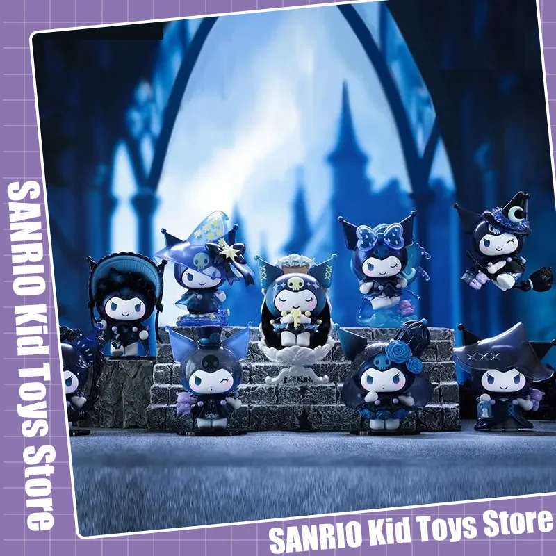 

Оригинальные фигурки Sanrio Kuromi Witch's праздничные аниме статуэтки женские игрушки кавайная кукла Kuromi коллекционные украшения для девочек подарок