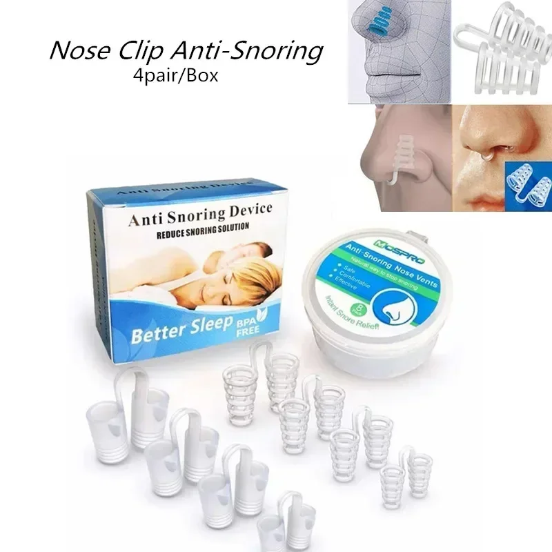 

1SET Anti-snoring Apnea New Clip Device Sleeping aid Device Stop snoring Healthy care Anti-snoring Breathing aid Stop snoring