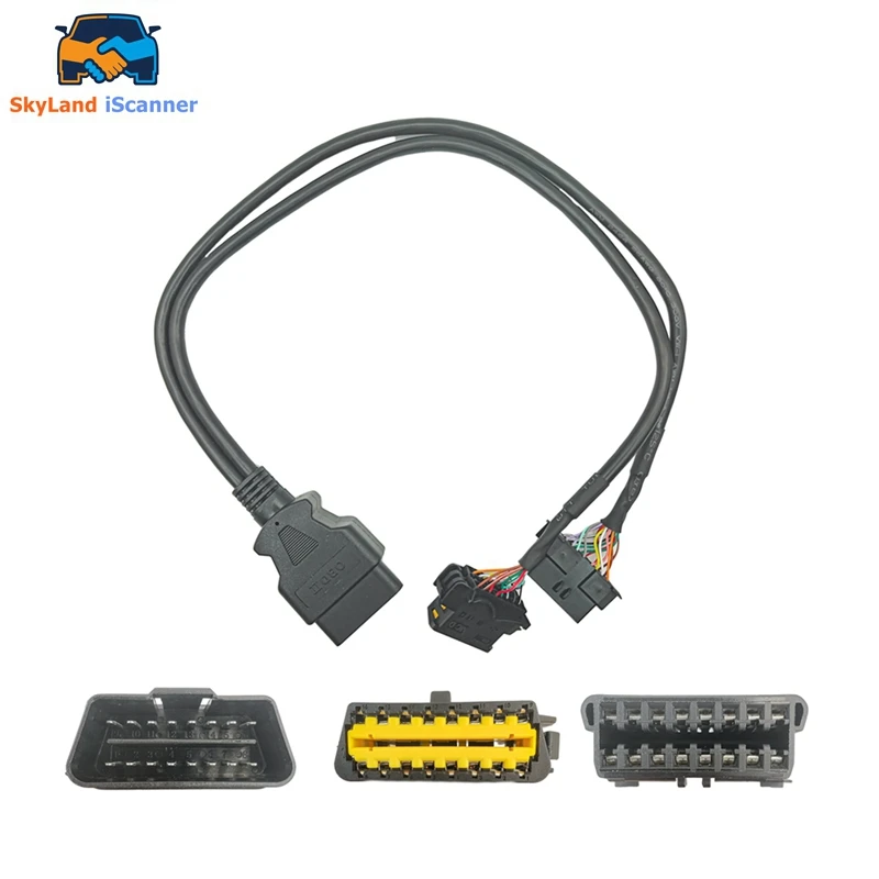 

Car Connector OBD2 extension Cable for Automotive Truck Inspection for Toyota Volkswagen Wuling 16 Pin Diagnostic Tool Original