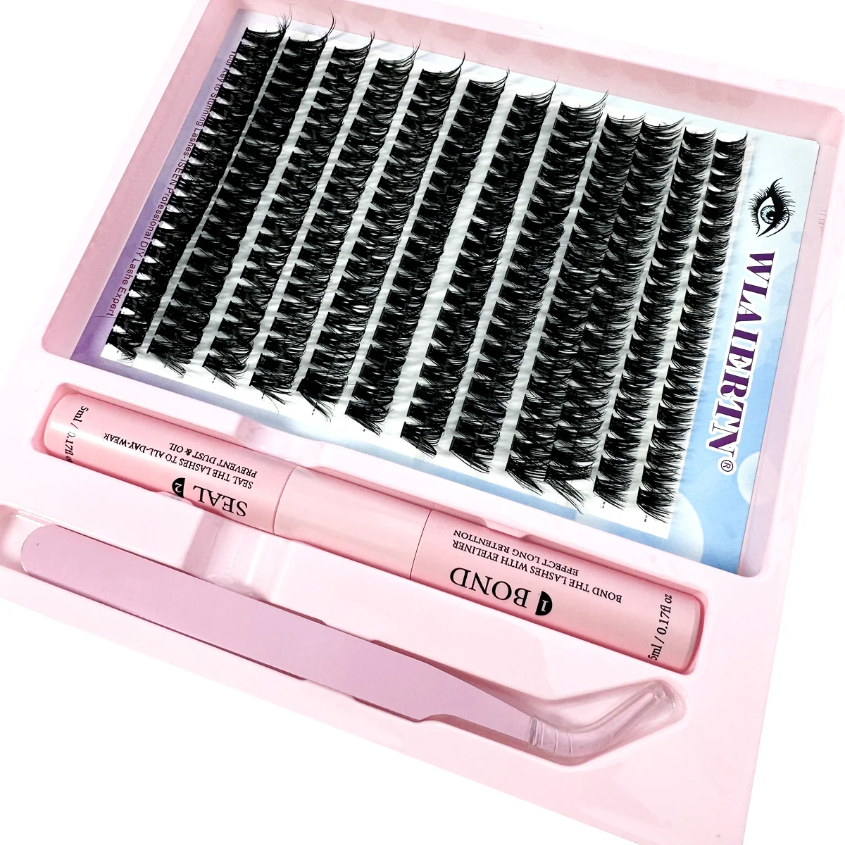 30D-80DDIYまつげエクステキット、まつげ接着剤とシーリングリムーバー、まつげ240個、まつげ接着用メイクツール、接着剤