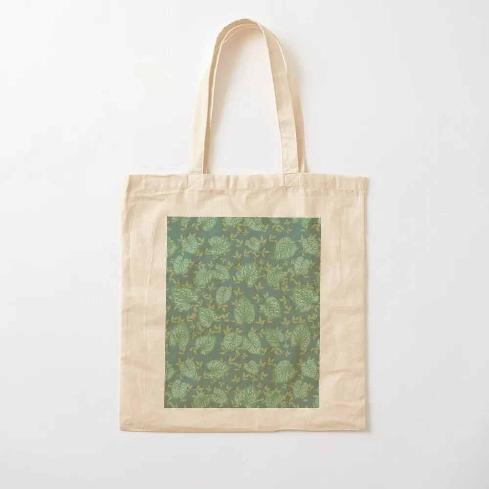 

Green Caladium Tote Bag shopper bag woman female bag Shopper Canvas Tote