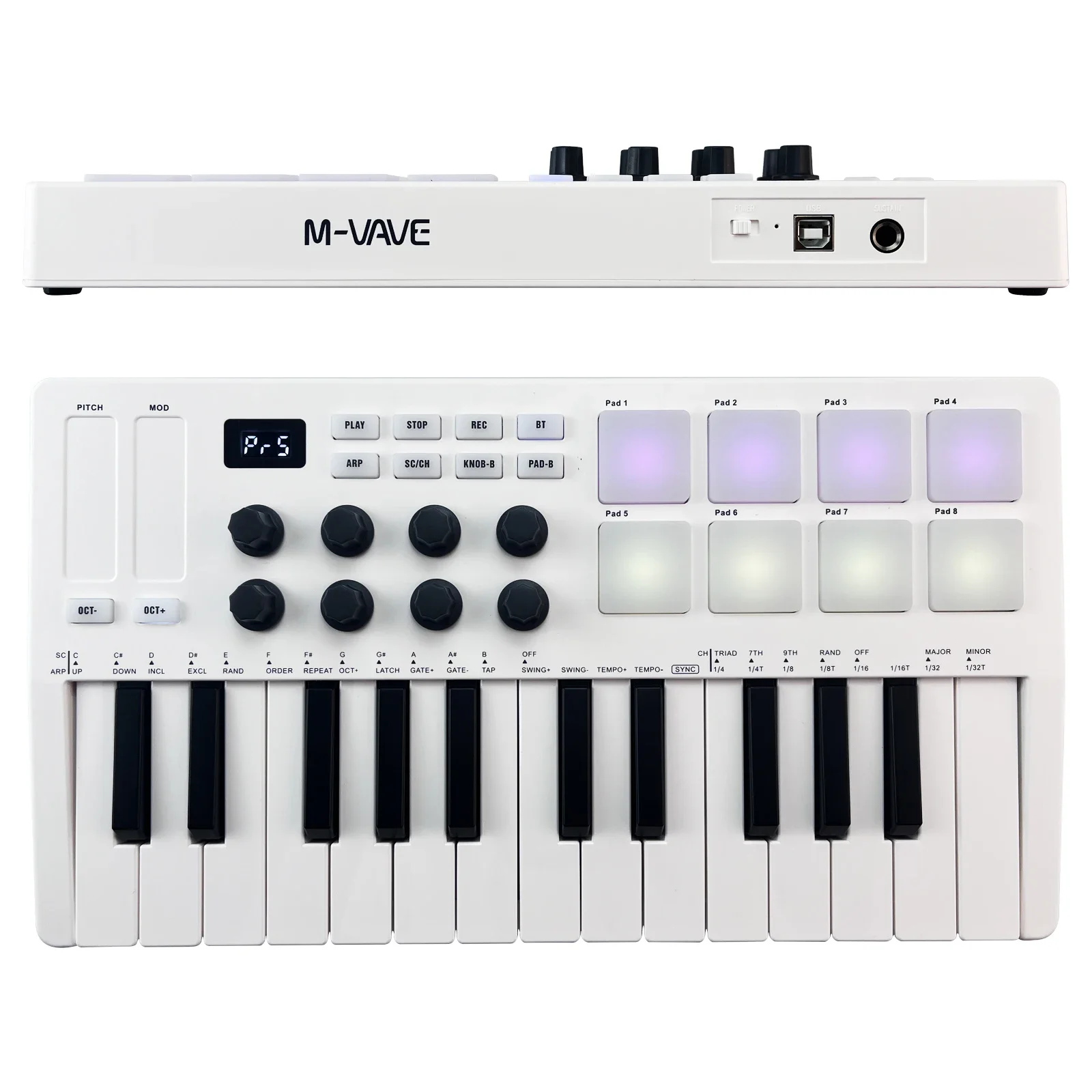 25건반 미니 MIDI 키보드, 정말 실용적인 선택일까? M-vave SMK-25 심층 리뷰